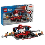 LEGO 60443 F1® Pit stop i mechanicy z bolidem Ferrari