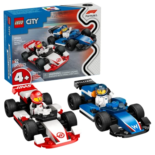 LEGO 60464 F1® Bolidy Williams Racing i Haas F1® LEGO 60464 F1® Bolidy Williams Racing i Haas F1®
