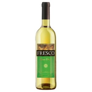 'wino fresco białe półwytrawne 750 ml