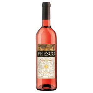 'wino fresco różowe półsłodkie 750 ml