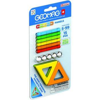 Geomag Supercolor Panels 15 elementów Geomag Supercolor Panels 15 elementów