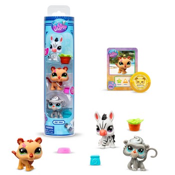Littlest Pet Shop Figurka Pet Trios tuba 3pak Littlest Pet Shop Figurka Pet Trios tuba 3pak