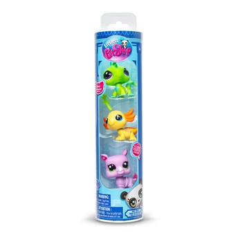 Littlest Pet Shop zestaw 3 figurek tuba mix Littlest Pet Shop zestaw 3 figurek tuba mix