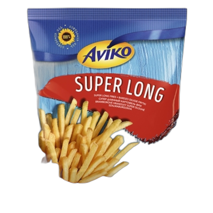 Mrożone Aviko Frytki Super Long bardzo długie 600 g Mrożone Aviko Frytki Super Long bardzo długie 600g