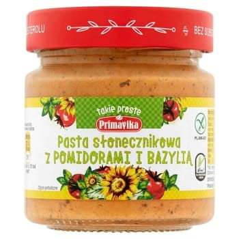 Pasta słonecznikowa z pomidorami i bazylią Primavika 160 g 13.jpg