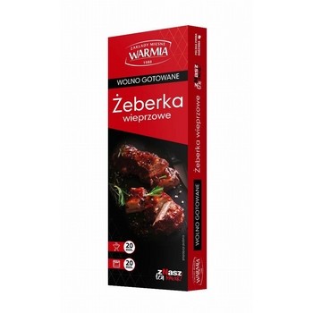 Żeberka wieprzowe wolno gotowane warmia ok. 500 g ŻEBERKA WIEPRZOWE WOLNO GOTOWANE WARMIA ok. 500 G