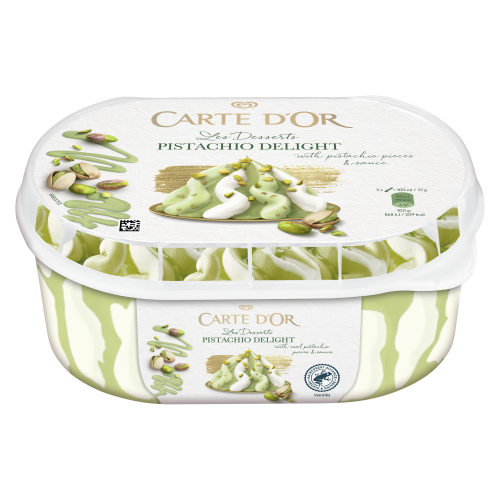 Lody Carte d'Or Pistachio Delight 825 ml