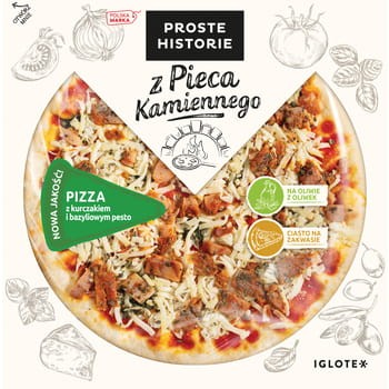 Proste Historie Pizza z pieca kamiennego z kurczakiem i pesto 390 g 51611_0_1740036264788.jpg