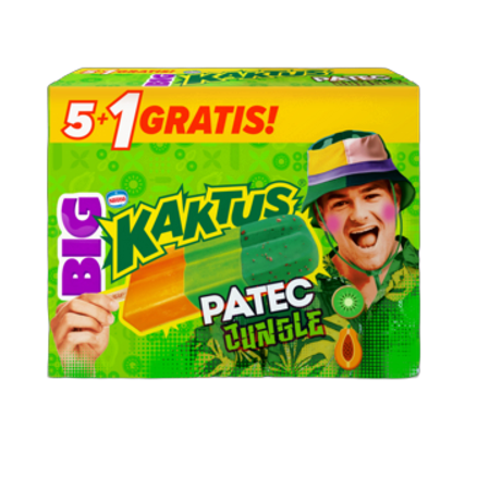 Kaktus Lody wodne Multipak Jungle PATEC 6x75 ml Kaktus Lody wodne Multipak Jungle PATEC 6x75 ml