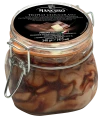 Mancuso Lody czekoladowe przełożone czekoladową pastą variegato, ozdobione wiórkami czekoladowymi, 340 g (473 ml)