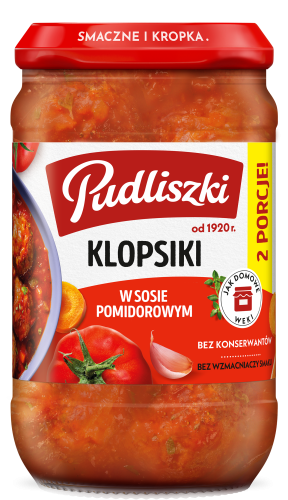 Pudliszki Klopsiki w sosie pomidorowym 590 g Pudliszki Klopsiki w sosie pomidorowym 590g