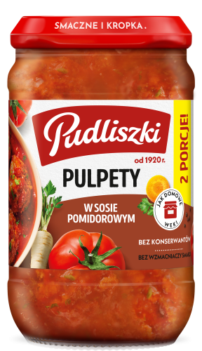 Pudliszki Pulpety w sosie pomidorowym 590 g Pudliszki Pulpety w sosie pomidorowym 590g