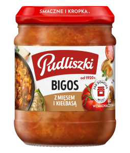 Pudliszki bigos z mięsem i kiełbasą 450 g