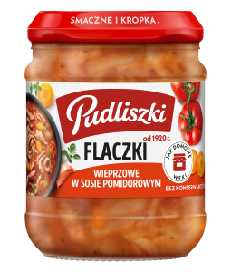 Pudliszki Flaczki wieprzowe w sosie pomidorowym 450 g