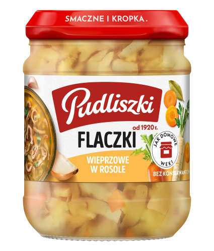 Pudliszki Flaczki wieprzowe w rosole 450g