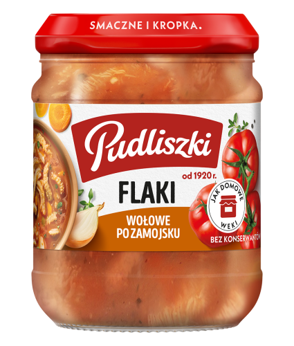 Pudliszki Flaki wołowe po zamojsku 450g