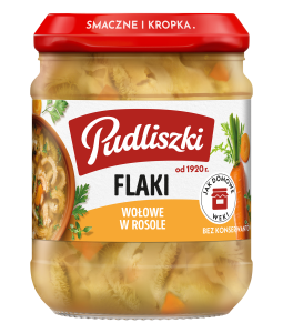 Pudliszki Flaki wołowe w rosole 450 g