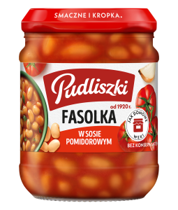 Pudliszki Fasolka w sosie pomidorowym 450 g