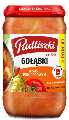 Pudliszki Gołąbki w sosie pomidorowym 590 g Pudliszki Gołąbki w sosie pomidorowym 590g