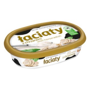 Serek śmietankowy chrzan Łaciaty 135 g