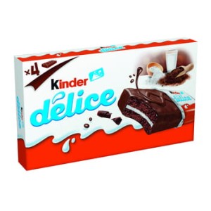 Kinder Delice Kakaowy biszkopt z mlecznym nadzieniem 39 gx4