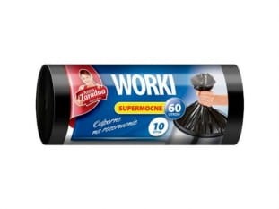 Anna Zaradna worki na śmieci super mocne 60 l 10 szt Anna Zaradna worki na śmieci super mocne 60l 10 szt