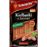 Kiełbaski z szynki Sokołów 250 g