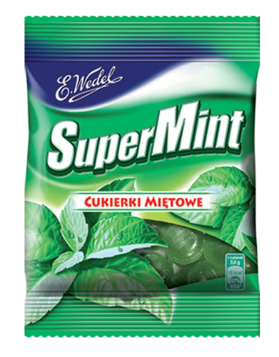 E. Wedel SuperMint cukierki miętowe 90 g E. Wedel  SuperMint cukierki miętowe 90 g