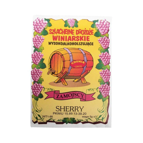 Zamojscy Sherry Drożdże winiarskie 5 g