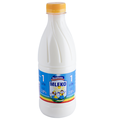 Strzałkowo Mleko 2% 1 l