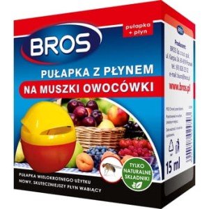 Pułapka na muszki owocówki z płynem