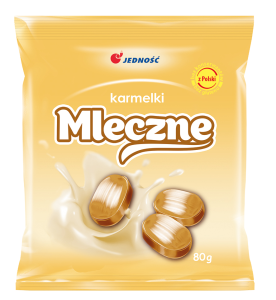 Jedność Karmelki Mleczne 80 g