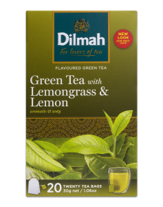Dilmah zielona herbata z trawą cytrynową i aromatem cytryny 30 g