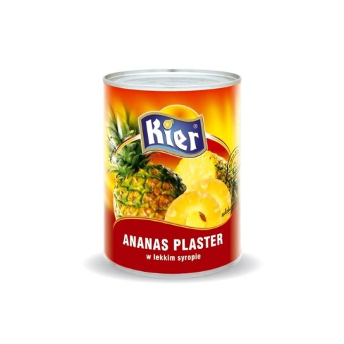 Kier Ananas plastry 565 g Kier Ananas plastry 565 g