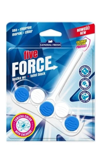 General Fresh Five Force kostka do WC Morze + Chlor 50 g General Fresh Five Force kostka do WC Morze + Chlor 50 g