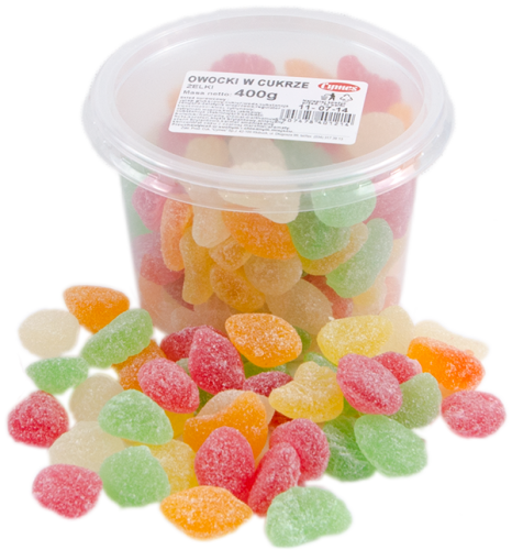 Cymes Żelki owocki w cukrze 400 g Cymes  Żelki owocki w cukrze 400 g
