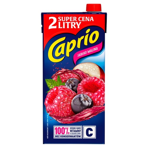 Caprio Jabłko malina Napój 2 l