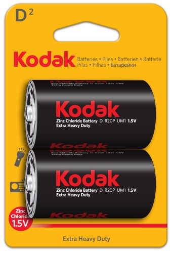 Kodak bateria R20 D 2 szt. KODAK Bateria R20 D 2 szt.