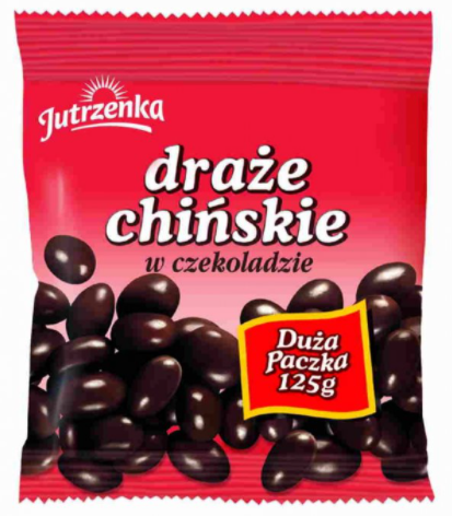 Jutrzenka Draże chińskie w czekoladzie 125 g Jutrzenka Draże chińskie w czekoladzie 125 g