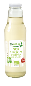 Bionaturo Sok z brzozy z cytryną BIO 750 ml