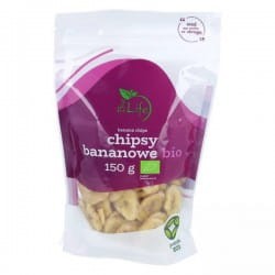 BioLife Chipsy bananowe Bio 150 g BioLife Chipsy bananowe Bio 150 g