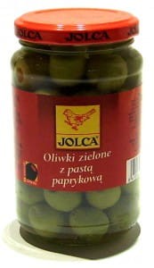 JOLCA Oliwki zielone z papryką 350 g JOLCA Oliwki zielone z papryką 350 g