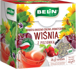 Belin Wiśnia z poziomką herbatka ziołowo-owocowa 20x2 g