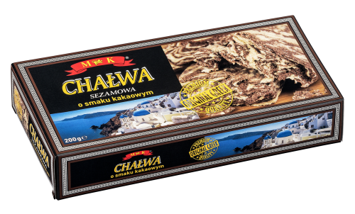MK Chałwa sezamowa o smaku kakaowym 200 g MK Chałwa sezamowa o smaku kakaowym 200 g