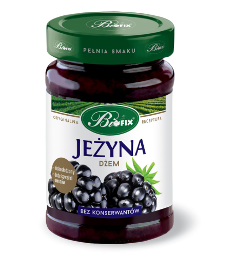 Bifix Dżem jeżynowy niskosłodzony 290 g Bifix Dżem jeżynowy niskosłodzony 290 g
