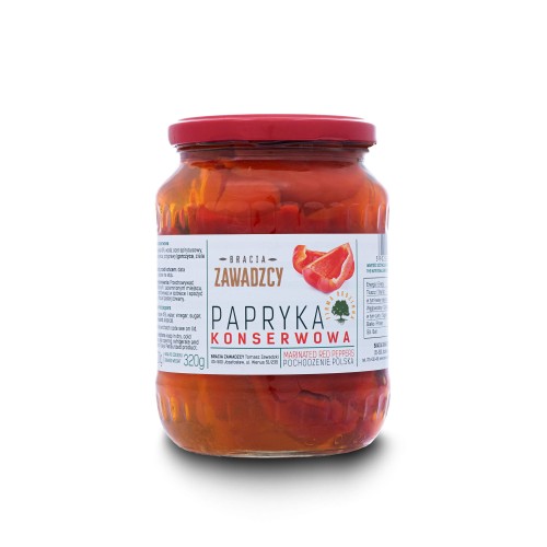 Bracia Zawadzcy Papryka konserwowa 700 g Bracia Zawadzcy Papryka konserwowa 700 g