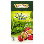 Big-Active herbata zielona z maliną plus marakuja 34 g