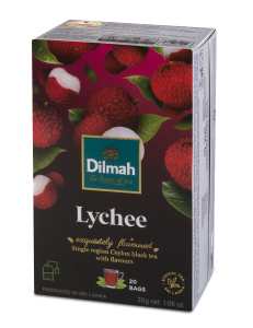 Dilmah Lychee cejlońska czarna herbata z aromatem liczi 30 g (20 torebek)