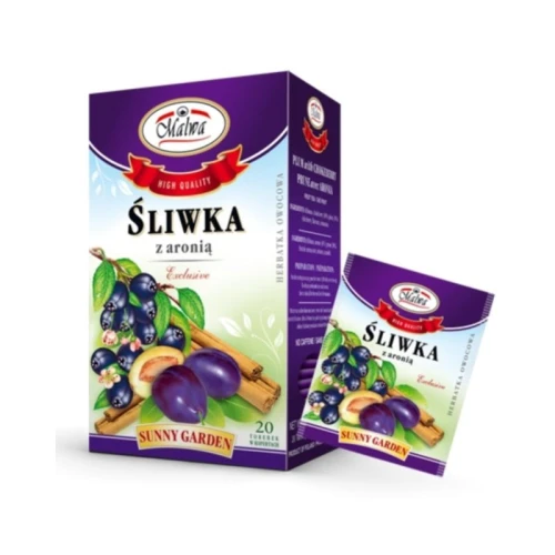 Malwa Herbata Owocowa Śliwka z aronią 20t 40g Malwa Herbata Owocowa Śliwka z aronią 20t 40g