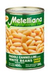Metelliana Fasola biała cannellini puszka 400 g